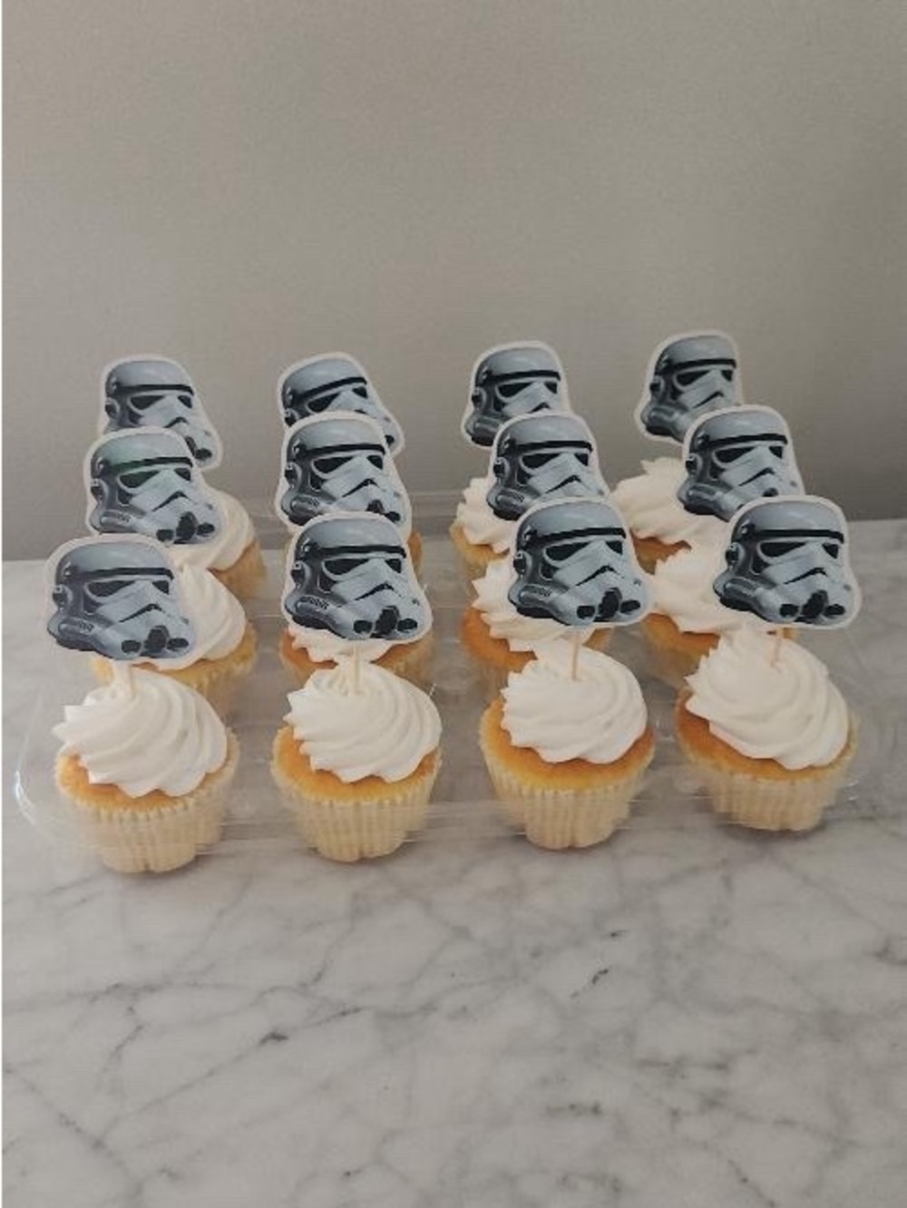 Custom Stormtrooper Cupcake Toppers